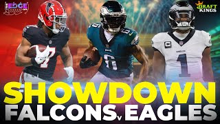 FALCONS vs EAGLES  Monday Night Showdown Picks and Lineup Builds  091624  Draftkings NFL DFS [upl. by Ainna409]