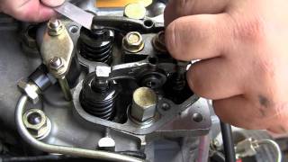 Diesel Generator Valve Adjustment [upl. by Manouch]