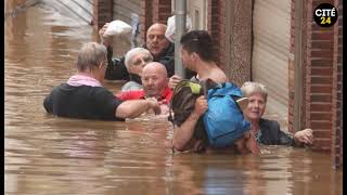 Inondations sans précédent en Belgique [upl. by Ressan150]