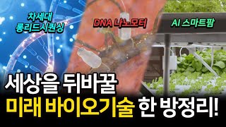 유전자 해독 DNA나노모터 스마트팜까지 2024 바이오 미래유망기술 한 방 정리 국가생명공학정책연구센터 X 안될과학 [upl. by Schulz890]