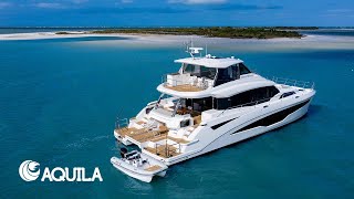 Aquila 70 Luxury Power Catamaran [upl. by Kippy]