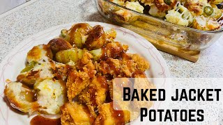 Baked jacket potato recipe bySampA in UK 🇬🇧 easyampquick jacket potato recipe [upl. by Syla]