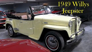 1949 WillysOverland Jeepster  Nicely Restored Classic [upl. by Harland856]