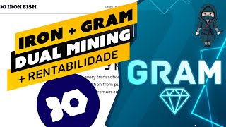 ⛏️👷🏼 DUAL MINING IRON FISH  GRAM COIN IRON  GRAM  LOLMINER [upl. by Alfred]