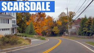 Scarsdale New York drive around to Bronx River Parkway in the fall [upl. by Eletnahs]