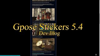 FFXIV New Stickers and Gpose Features  54 [upl. by Oek239]