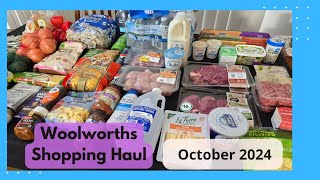 Woolworths Weekly Shopping Haul  29 October 2024 [upl. by Hetti]