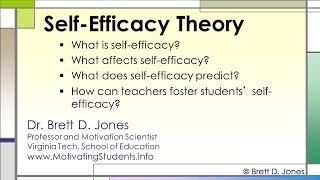 SelfEfficacy Theory v1 [upl. by Cornelle]