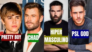 Os 4 tipos de homens bonitos [upl. by Larianna]