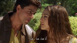 Main yahan hoon مترجمةshahrukh khan amp preity zinta veer zara udit narayan [upl. by Aeresed]