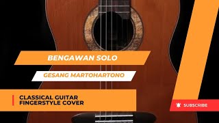 Bengawan Solo Gesang Martohartono Classical Guitar Fingerstyle Cover [upl. by Jonell]