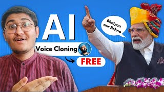 Voice Clone AI Free Sound like Modiji Arijit Singh etc  AI Voice Cloning Using RVC Model  RVC [upl. by Trautman]