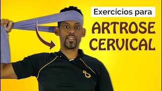 Artrose Cervical Exercícios  Alongamento mobilidade e fortalecimento  Alivio das Dores [upl. by Carbone348]