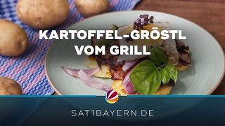 So schmeckt Bayern Köstliches KartoffelGröstl vom Grill [upl. by Kcirdlek]