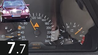 Mercedes W210 E320 4matic 0100 kmh 0200 kmh Acceleration [upl. by Suivatram]