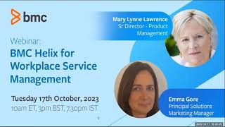 Webinar BMC Business Workflows  Helix for Workplace Service Management [upl. by Edwin]