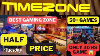 Timezone Half Price Games  Timezone Ambience Mall Gurgaon  Arcade gaming [upl. by Bambie]