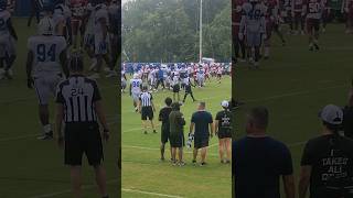 Small scuffle at colts training camp football nflbetting nfl sports [upl. by Norval]