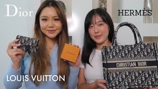 MINI DESIGNER HAUL  Dior Hermès Louis Vuitton [upl. by Payne]