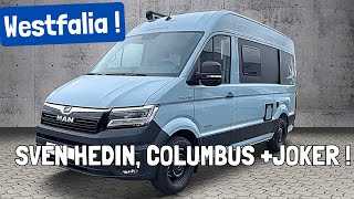 WESTFALIA LATEST MODELS QUICK LOOK AT SVEN HEDIN COLUMBUS amp CLUB JOKER [upl. by Bodrogi]