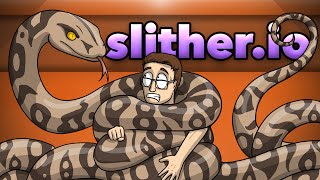 MASTER BAITERS  Slitherio Gameplay Funny Moments [upl. by Adnama384]