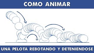 Como animar una pelota rebotando y deteniendose [upl. by Herwin702]