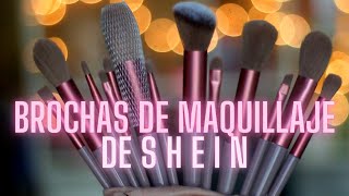 LAS MEJORES BROCHAS DE MAQUILLAJE ECONÓMICAS DE SHEIN  Reseña y Tutorial ✅ [upl. by Lepper]