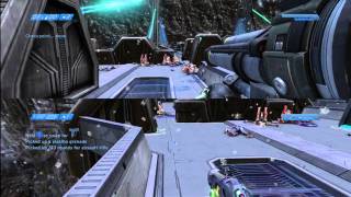 Coop Lets Play  Halo Combat Evolved Anniversary  Assault on the Control Room [upl. by Vinita284]