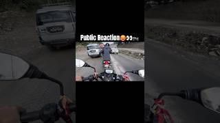 public Reaction 🥵👀🏍️riderbikeriderbikeriderideraceracing bikeracehyperride shortsvira [upl. by Edlitam313]