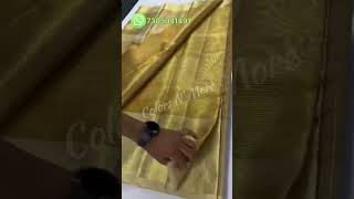 Banarasi Soft Tissue Brocade Sareegoldensarees bollywoodinspiredsarees [upl. by Anitsyrk100]