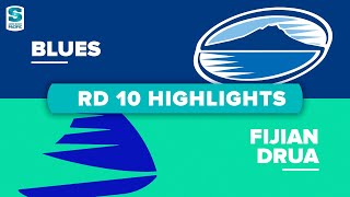 Super Rugby Pacific  Blues v FijianDrua  Round 10 Highlights [upl. by Candless]