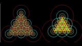 The Generalized Circle Fractal Exploration amp StraightedgeCompass Construction [upl. by Anile]