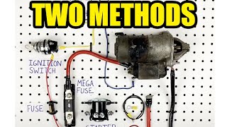 How To Wire a Starter Relay Solenoid and Neutral Safety Switch on Any Car Truck WiringRescue [upl. by Auqinom102]