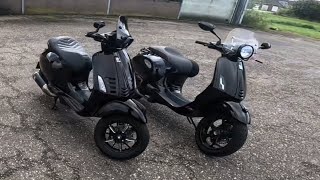 WELKE VESPA IS SNELLER 300cc 4T vs 172cc 2T [upl. by Aneeroc]