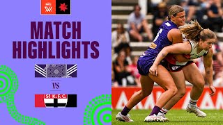 Walyalup v St Kilda Highlights  Round 8 2023  AFLW [upl. by Allebara]