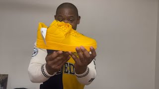 nike air force 1 07 protech yellow [upl. by Yenobe]