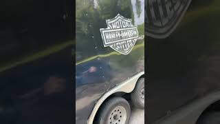 Unique Detailing Autocare 💎Harley Davidson Motorcycle Trailer🧼🫧🧽📈📲🗣️Let’s Hustle 💯💪🏾 [upl. by Travus634]