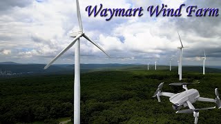 Windfarm in Waymart PA  DJI Mavic Air 2 [upl. by Imekawulo]