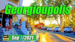 Georgioupolis Crete The most complete tour Crete Greece 2021 Walking Tour 4K UHD [upl. by Anailuj]