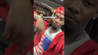 Offset of The Migos At The Atlanta Falcons Football Game offset [upl. by Htrag]