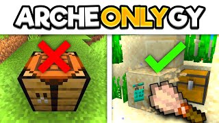 I Beat Minecraft Using Only ARCHEOLOGY [upl. by Nwaf36]