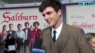 Jacob Elordi on ‘Saltburn’ SUPERMAN amp His Fashionable Man Bags Exclusive [upl. by Annaid182]