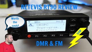 Retevis RT90 GPS DMR amp FM Dual Band Radio Review Worth the cash [upl. by Kirrad]