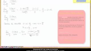 Videotutorial Matematica universitaria limites05 [upl. by Hartley]