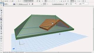 ArchiCAD 15  19 Dach mit Dach verbinden [upl. by Soane]
