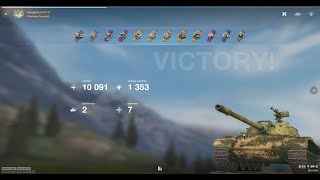 WoT Blitz T342 Gameplay  Medium Wars [upl. by Allrud139]