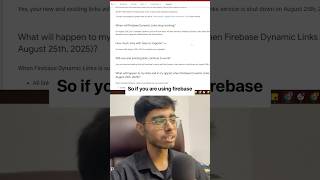 Firebase Dynamics Links is going to die 😟 Alternative [upl. by Lower]