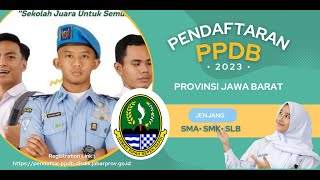 TERBARU PPDB JABAR 2023 [upl. by Ricard669]