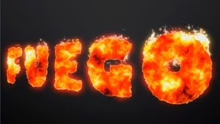 After Effects 111 Letras de fuego con ruido fractal y distorsion [upl. by Ynnaj]