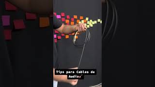 Como Enrollar cables o guardar cablesHack de audio jairotapiamusic audiotips multitracks audio [upl. by Ihab932]